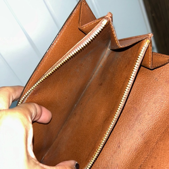 Vintage LOUIS VUITTON Monogram Canvas Sarah Women’s Long Wallet Brown Pr… - Picture 14 of 16